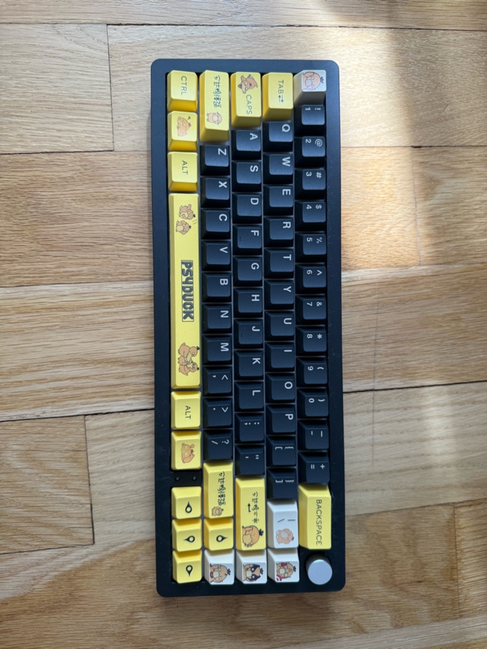 Yunzi al66 wireless keyboard black